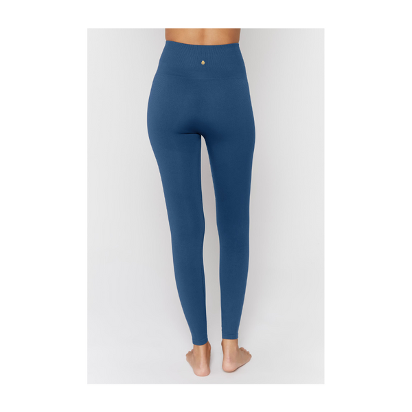 Spiritual Gangster Women's Icon Seamless High Waist Legging Faded Navy -  Play Stores Inc