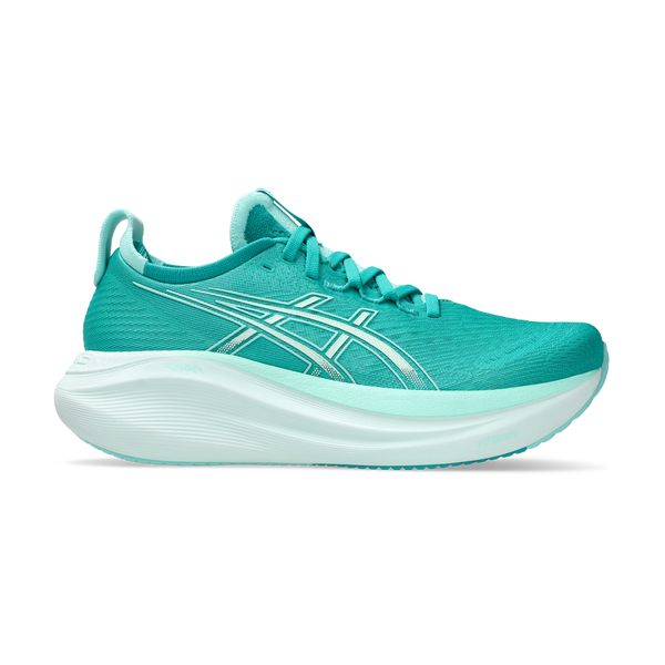 ASICS Women's GEL-NIMBUS 27 Wave Teal/Illuminate Mint