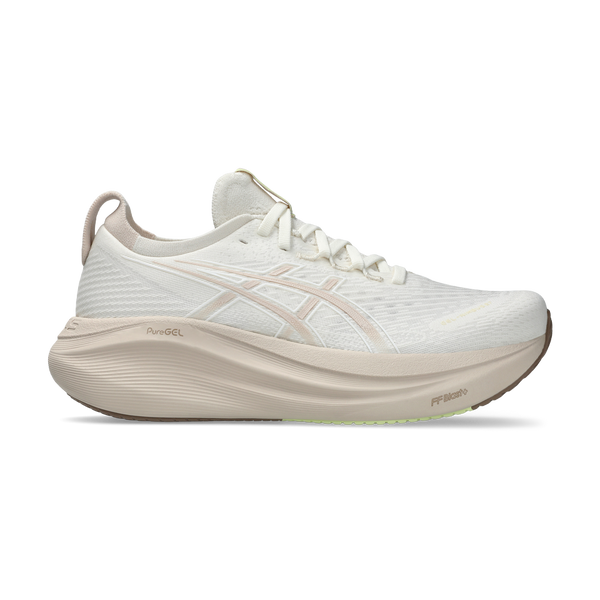 ASICS Women's GEL-NIMBUS 27 Cream/Mineral Beige