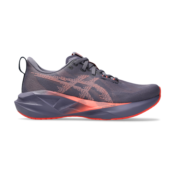 ASICS Women's NOVABLAST 5 Greyish Purple/Coral Reef