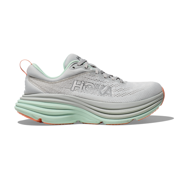 HOKA Women's Bondi 8 Stardust/Aqua Breeze