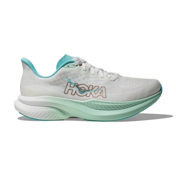 HOKA Women's Mach 6 Frost/Rose Gold