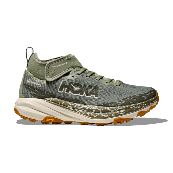 HOKA Men's Speedgoat 6 Mid GTX Sea Moss/Oak Milk