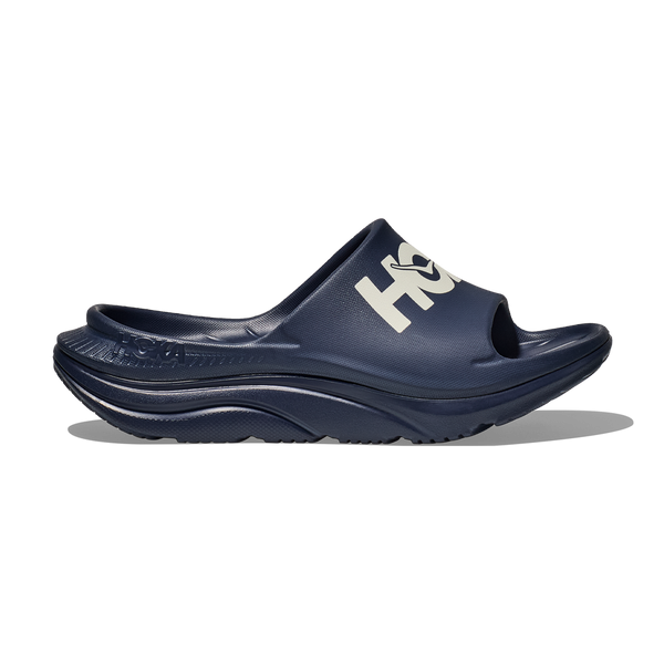 HOKA All Gender Ora Athletic Slide Varsity Navy/White