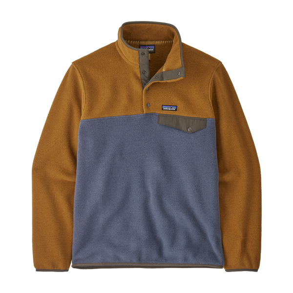 Patagonia Men's Lightweight Synchilla Snap-T Fleece Pullover Shelter Brown