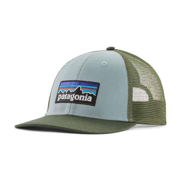 Patagonia P-6 Logo LoPro Trucker Hat Thermal Blue