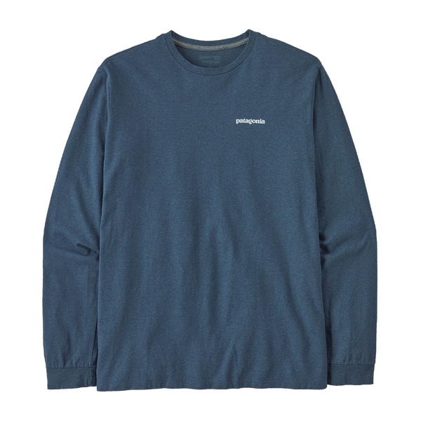 Patagona Men's Long-Sleeved P-6 Logo Responsibili-Tee Utility Blue