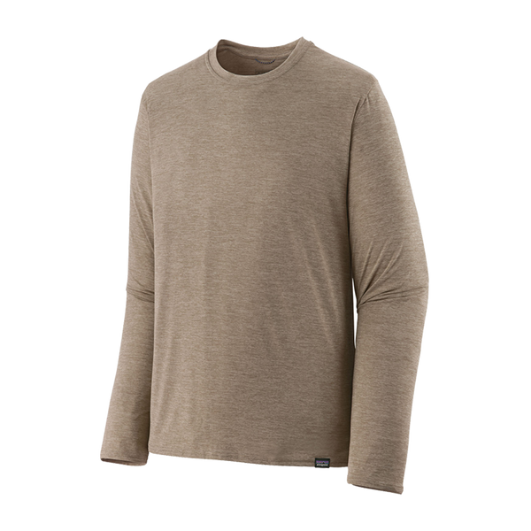 Patagonia Men's Long-Sleeved Capilene Cool Daily Shirt Seabird Grey - Light Seabird Grey X-Dye