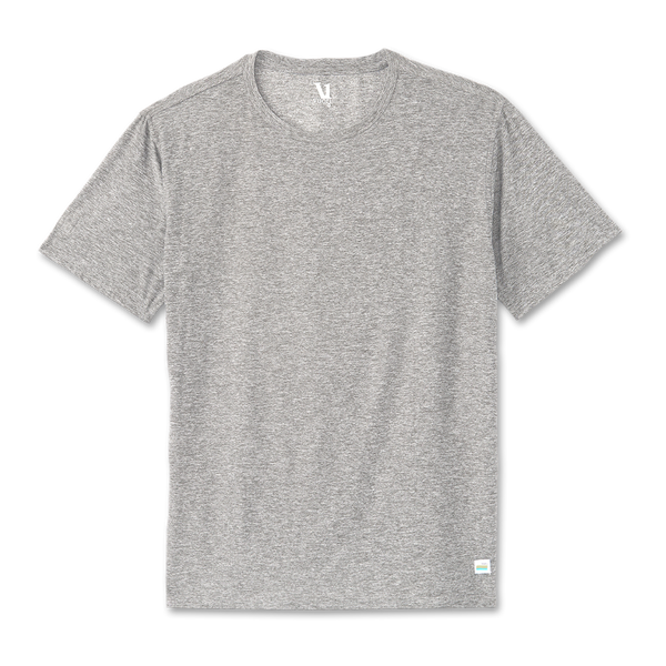 Vuori Men's Strato Tech Tee Heather Grey