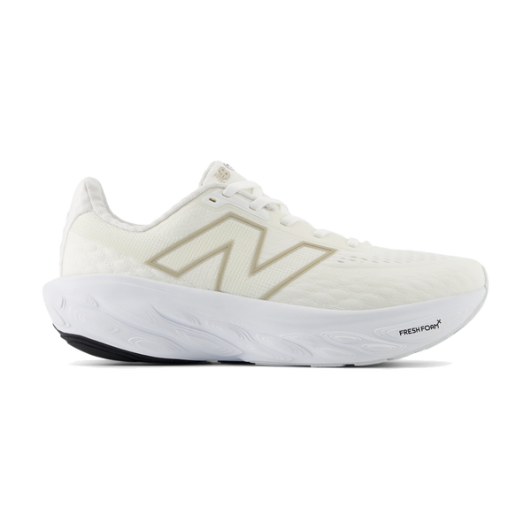 New Balance Women's Fresh Foam X 1080 v14 White/Light Gold Metallic/Sea Salt