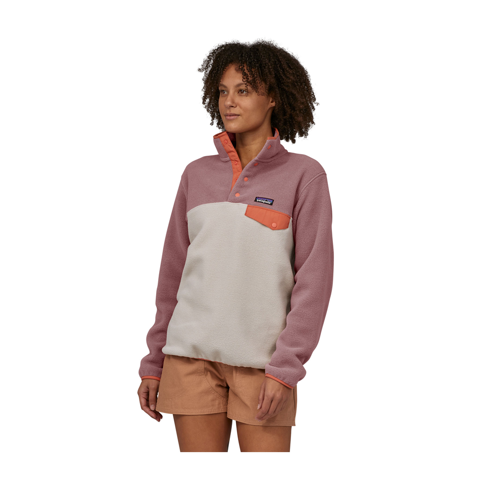 Patagonia Women's Lightweight Synchilla Snap-T Pullover Pumice