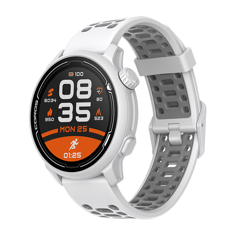 COROS PACE 2 Premium GPS Sport Watch White With Silicone Band